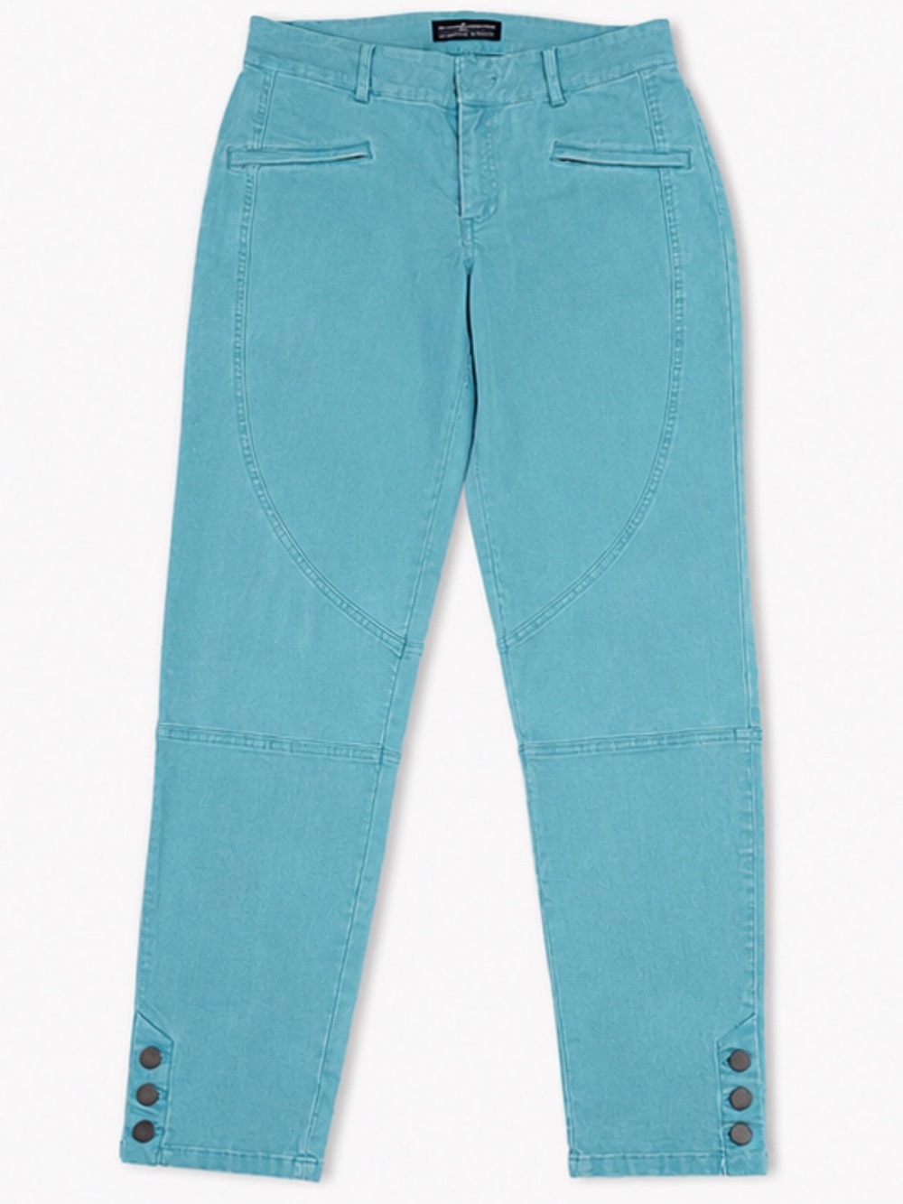 Peruvian Connection Straight-Leg Ryder Pants in Teal